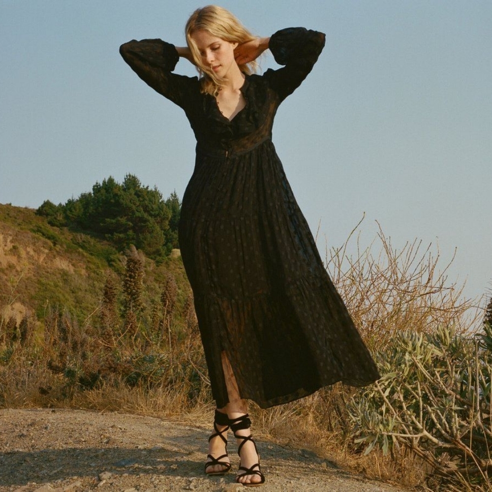 Doen Faye Dress (Small, Black)